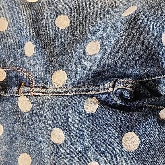 7 For All Mankind Women's Polka Dot Jeans Size 29 - Factory Original Print - Picture 9 of 12